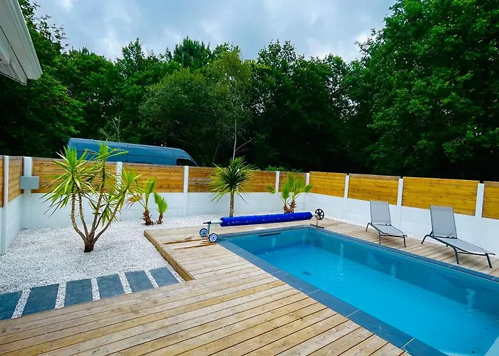 Maison A Avec Piscine Et Jacuzzi * Biscarrosse